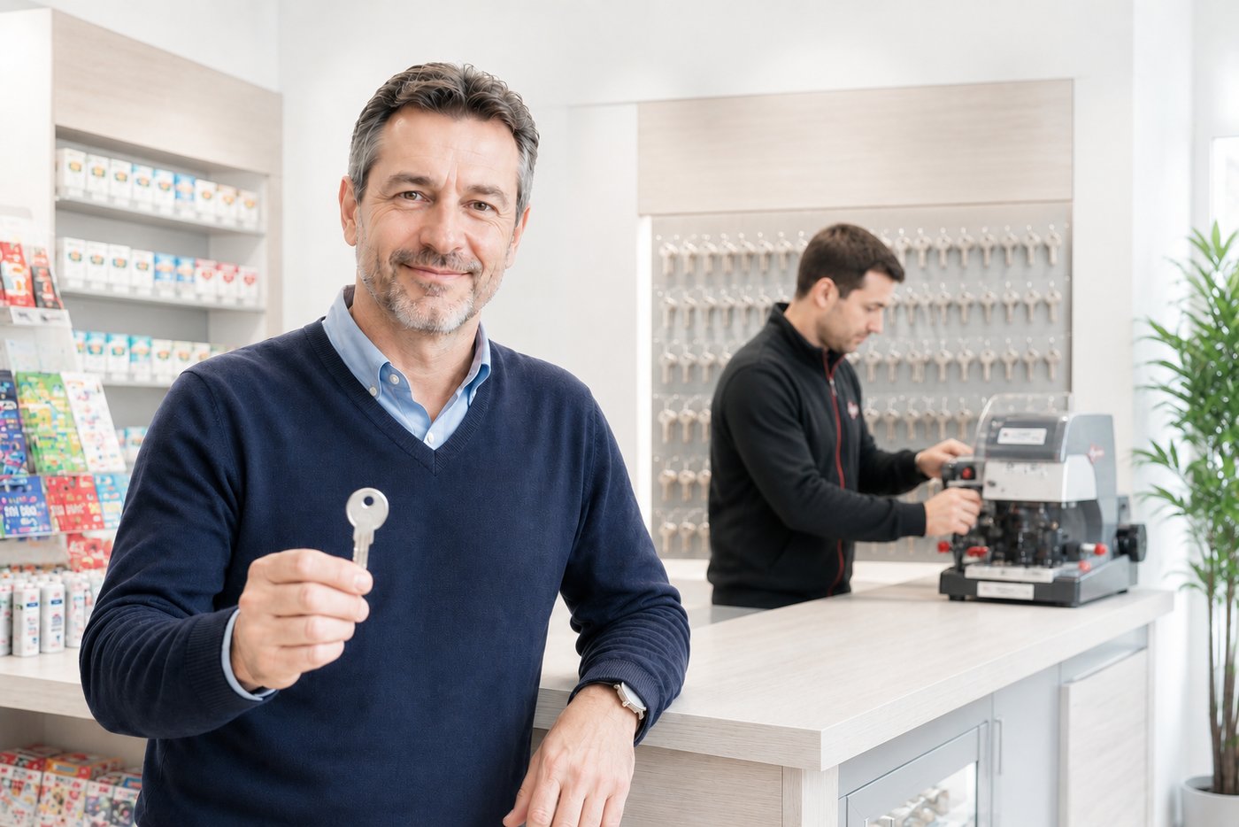 Point de vente équipé d'une machine Silca